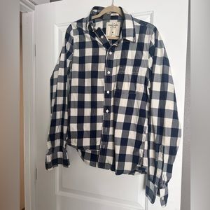 Abercrombie & Fitch Long Sleeve Plaid Button Down